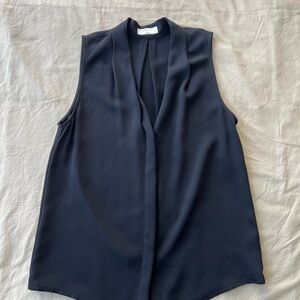Babaton Black Sleeveless Blouse